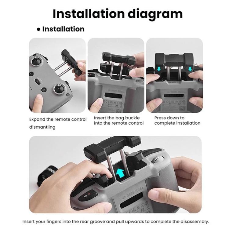 BRDRC Screen Remote Control Lanyard For DJI MINI 4 PRO/MAVIC 3/AIR 2S/NEO(For RC-N1/N2) - free shipping - PMC TechLife - Order now!