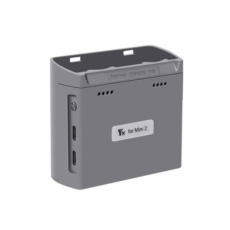 For DJI Mini 2 SE/Mini 2/Mini 4K YX Charger 2-way Battery Charging Hub(Gray) - free shipping - PMC TechLife - Order now!