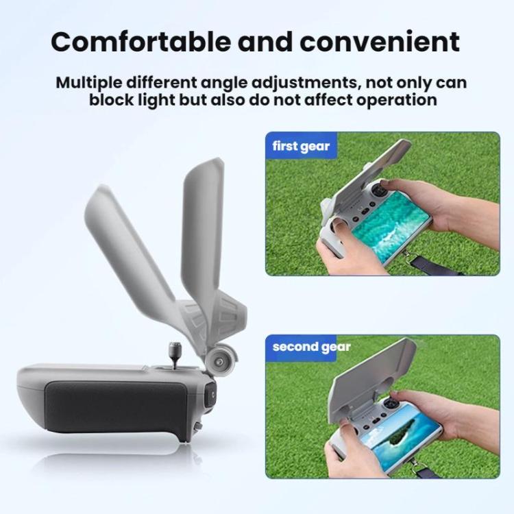 For DJI Mavic Air 2/Mavic 3 Pro BRDRC Remote Control Hood + Hanging Belt(2pcs /Set) - free shipping - PMC TechLife - Order now!