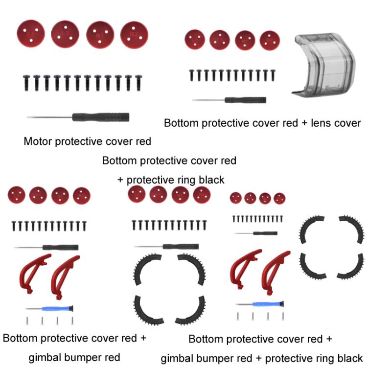 For DJI Avata 2 BRDRC Motor Dust Protection Cover Accessories, Specification: Bottom Cover + Protection Ring - free shipping - PMC TechLife - Order now!