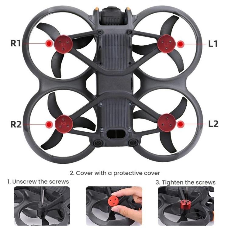 For DJI Avata 2 BRDRC Motor Dust Protection Cover Accessories, Specification: Bottom Cover + Gimbal Bumper - free shipping - PMC TechLife - Order now!