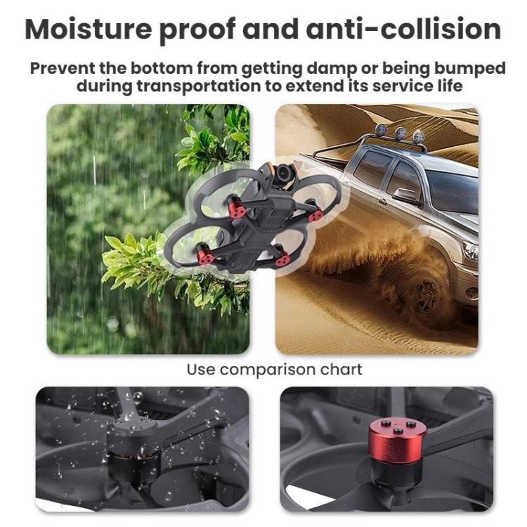 For DJI Avata 2 BRDRC Motor Dust Protection Cover Accessories, Specification: Bottom Cover + Gimbal Bumper + Protection Ring - free shipping - PMC TechLife - Order now!