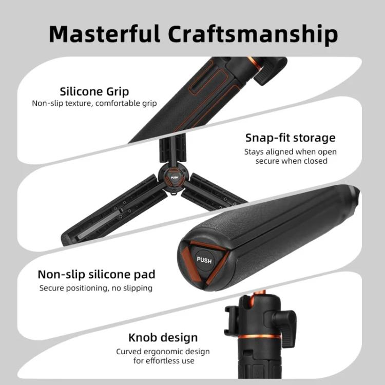 Flymile 20-54cm Magnetic Quick-Release Tripod for Insta360 Ace Pro 2/X5/X4/X3/X2/Ace Pro/Ace(Black) - free shipping - PMC TechLife - Order now!