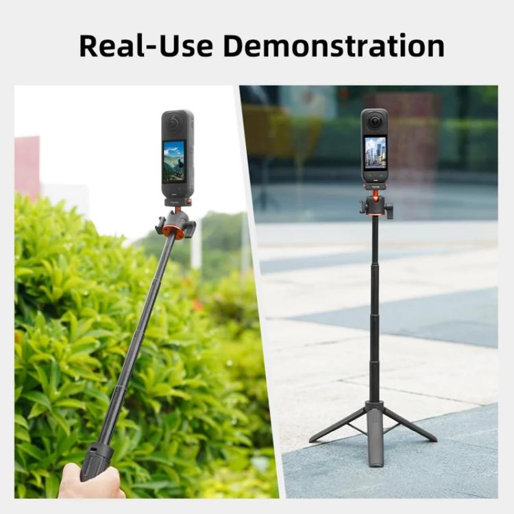 Flymile 20-54cm Magnetic Quick-Release Tripod for Insta360 Ace Pro 2/X5/X4/X3/X2/Ace Pro/Ace(Black) - free shipping - PMC TechLife - Order now!