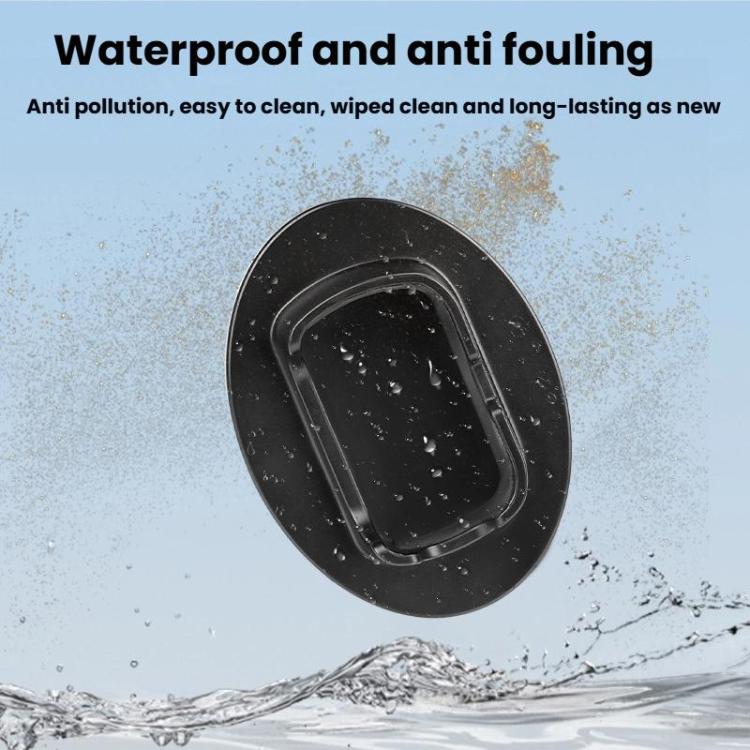 For Insta360 X5  Flymile Anti-Slip Base Plastic Desktop Stand Stable Camera Holder(Black) - free shipping - PMC TechLife - Order now!