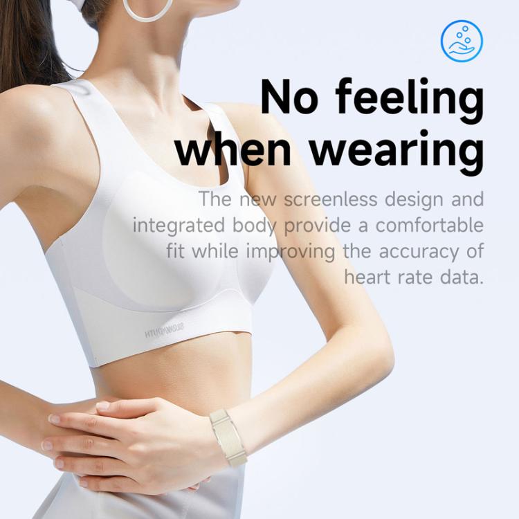 Dual PD Real-Time Heart Rate Blood Oxygen Real-Time Sleep Exercise Health Bracelet(White) - free shipping - PMC TechLife - Order now!