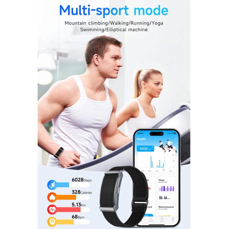 Dual PD Real-Time Heart Rate Blood Oxygen Real-Time Sleep Exercise Health Bracelet(Black) - free shipping - PMC TechLife - Order now!