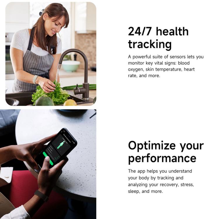 Dual PD Real-Time Heart Rate Blood Oxygen Real-Time Sleep Exercise Health Bracelet(Black) - free shipping - PMC TechLife - Order now!