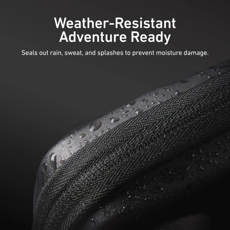 TELESIN Open Bottom PU Carrying Case for DJI Osmo 360 Camera Protective Pouch with Carabiner Clip - free shipping - PMC TechLife - Order now!