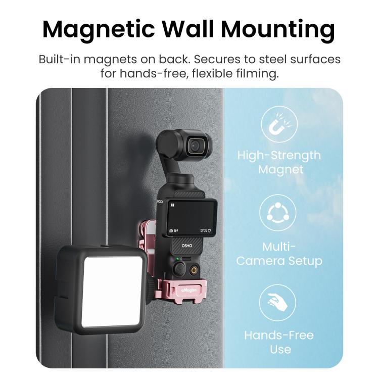 For DJI Pocket 3 aMagisn Mantis Extension Frame Magnetic Mount for Hands-Free Vlogging(Black) - free shipping - PMC TechLife - Order now!