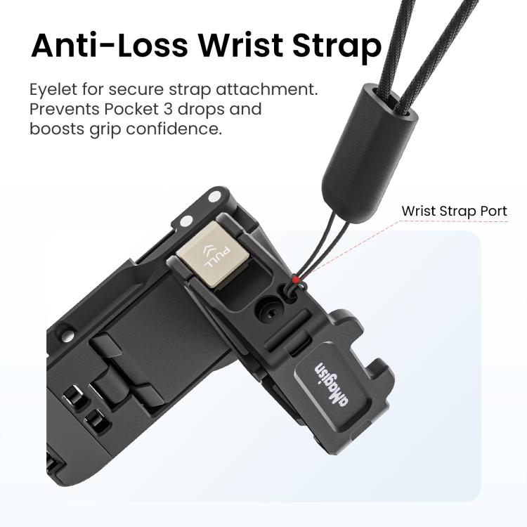 For DJI Pocket 3 aMagisn Mantis Extension Frame Magnetic Mount for Hands-Free Vlogging(Pink) - free shipping - PMC TechLife - Order now!