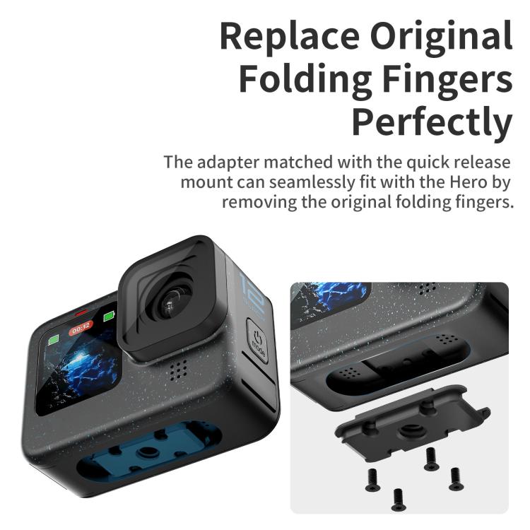 aMagisn Magnetic Quick Release Adapter for GoPro HERO13/12/11/10/9/8/11 Mini/MAX 2-in-1 Kit - free shipping - PMC TechLife - Order now!