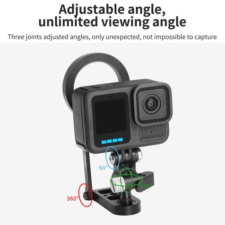 For 2 Card Action Camera Magnetic Bracket Base Bracket Expansion - free shipping - PMC TechLife - Order now!