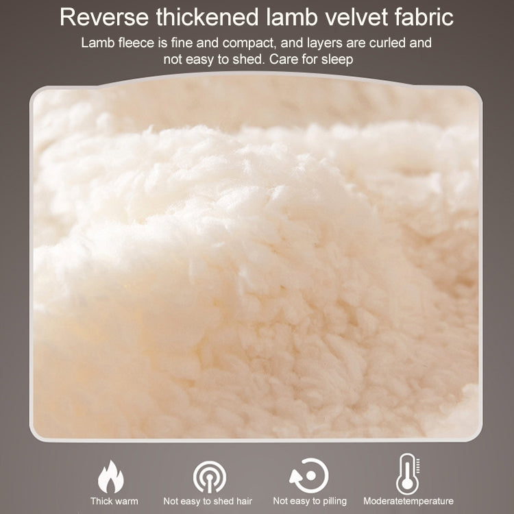 Winter Sofa Blanket Double Thick Cashmere Coral Fleece Ofice Nap Blanket, Size:1.5x2m(Silver Grey) - Bedding by PMC TechLife | Online Shopping South Africa | PMC TechLife