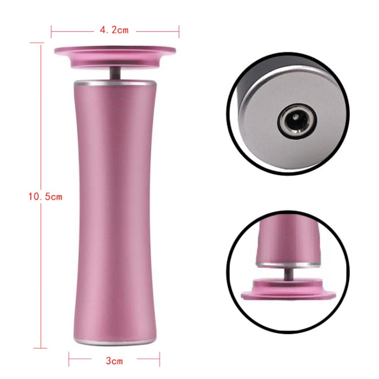 Electric Foot File Speed Adjustable Sandpaper Discs Callus Remover Pedicure Fast Remove Feet Hard Cracked Dry Dead Skin Tool, Plug Type:EU plug(Pink) - free shipping - PMC TechLife - Order now!