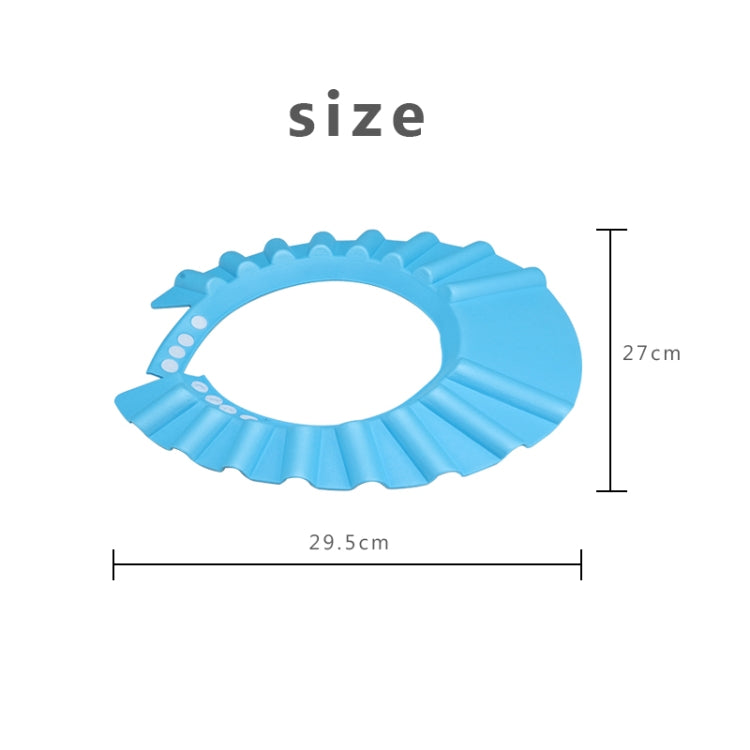 5 PCS Safe Baby Shower Cap Kids Bath Visor Hat Adjustable Baby Shower Cap Protect Eyes Hair Wash Shield for Children Waterproof Cap Pink+earflaps - Baby Care by PMC TechLife | Online Shopping South Africa | PMC TechLife