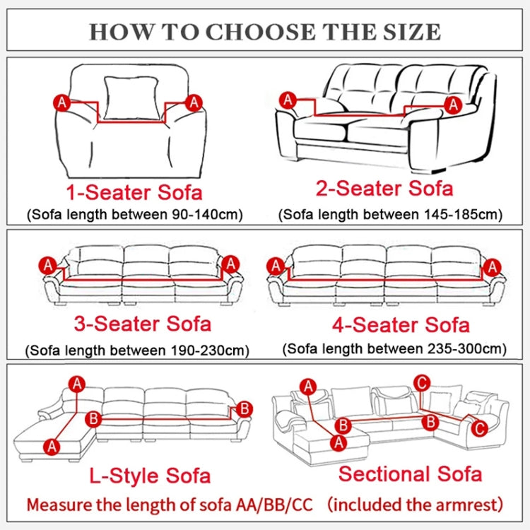 Sofa All-inclusive Universal Set Sofa Full Cover Add One Piece of  Pillow Case, Size:Two Seater(145-185cm)(Beige) - free shipping - PMC TechLife - Order now!