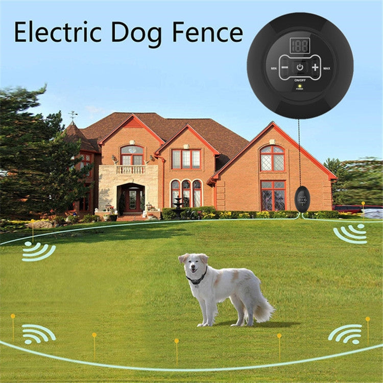 Electronic Fence Wireless Pet Training Device Bark Stop, Plug Type:US Plug(With 1 Collar) - Training Aids by PMC TechLife | Online Shopping South Africa | PMC TechLife | Buy Now Pay Later Mobicred
