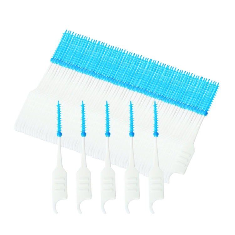 200pcs / Box Double Head Soft Silicone Spiral Floss Portable Dental Care Cleaning Tool - Dental Tools by PMC TechLife | Online Shopping South Africa | PMC TechLife | Buy Now Pay Later Mobicred