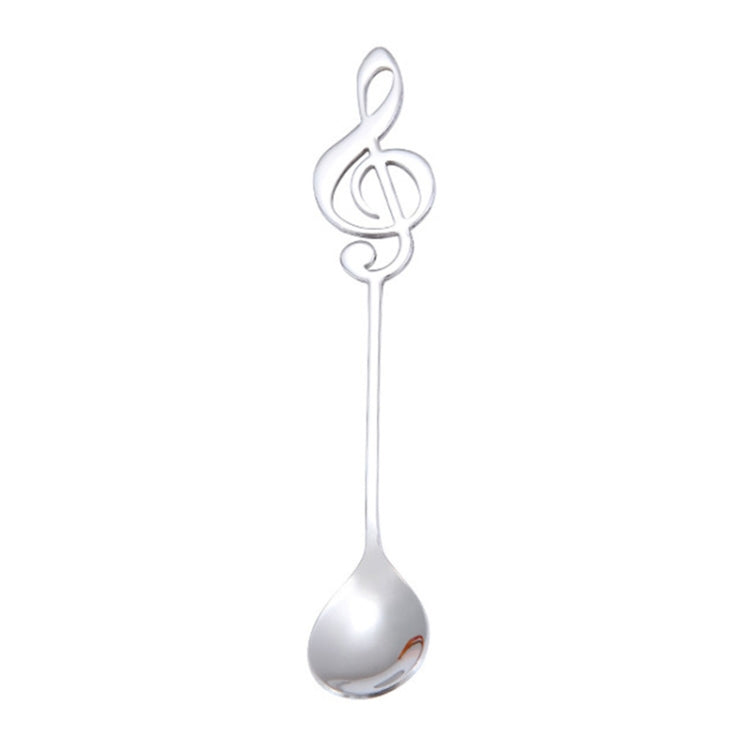 Creative Musical Note Spoon Coffee Stirring Scoop Stainless Steel Titanium Music Bar Spoon Gift Spoon(Silver) - free shipping - PMC TechLife - Order now!