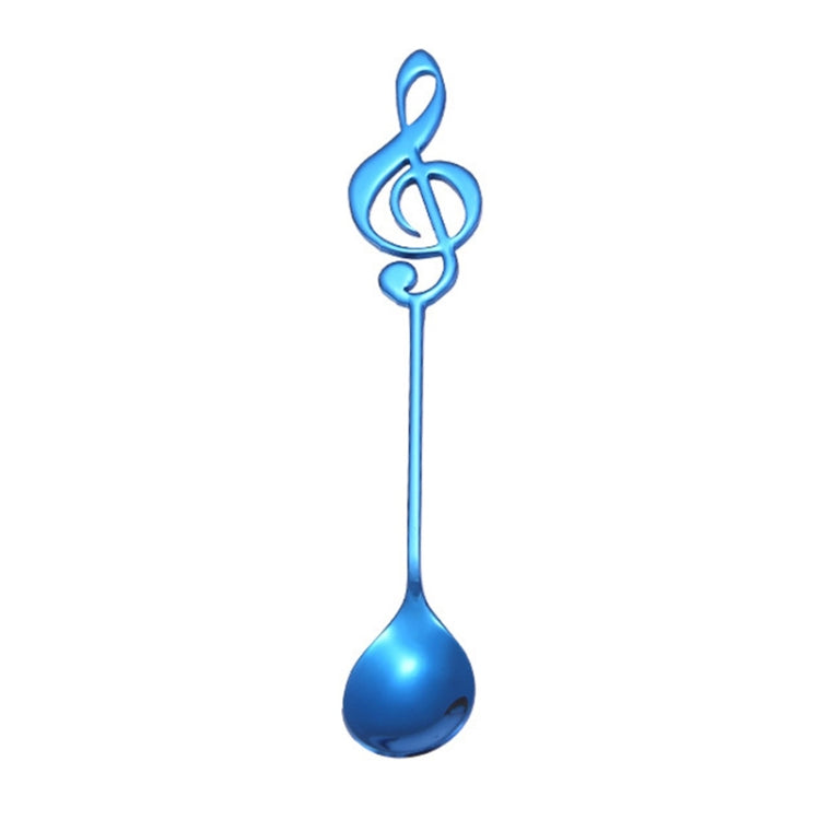 Creative Musical Note Spoon Coffee Stirring Scoop Stainless Steel Titanium Music Bar Spoon Gift Spoon(Blue) - free shipping - PMC TechLife - Order now!
