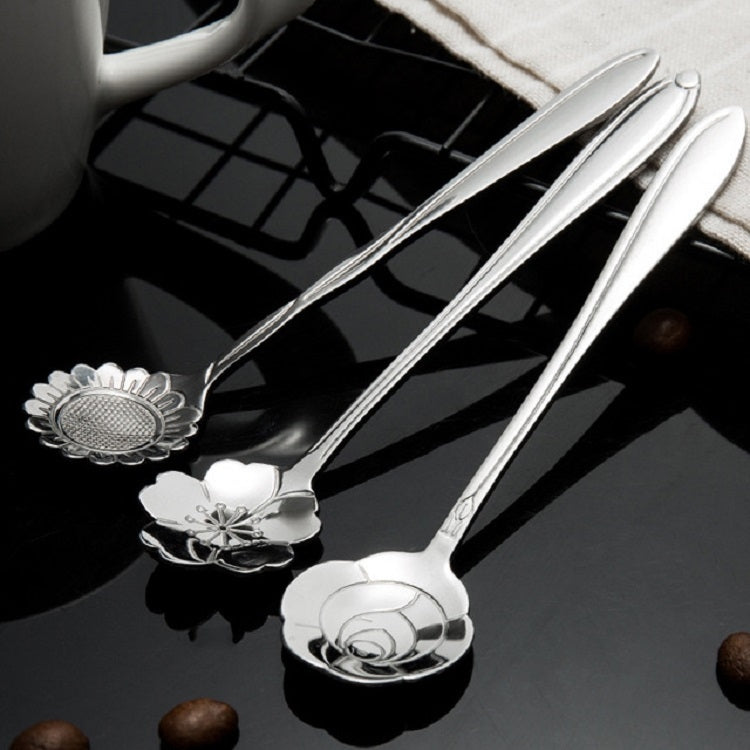 3 PCS Stainless Steel Household Creative Flower Spoon Coffee Stirring Spoon, Style:Bellflower Spoon - free shipping - PMC TechLife - Order now!