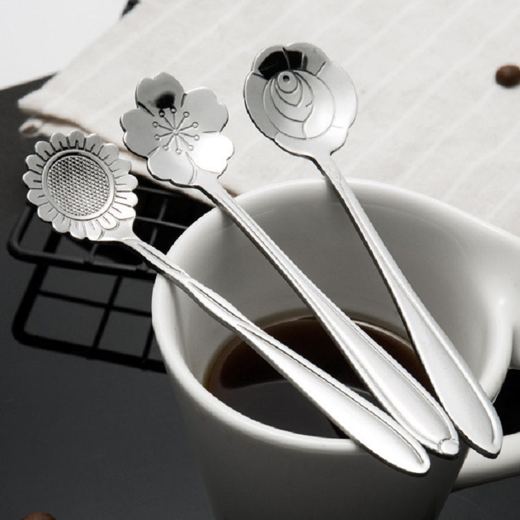 3 PCS Stainless Steel Household Creative Flower Spoon Coffee Stirring Spoon, Style:Bellflower Spoon - free shipping - PMC TechLife - Order now!