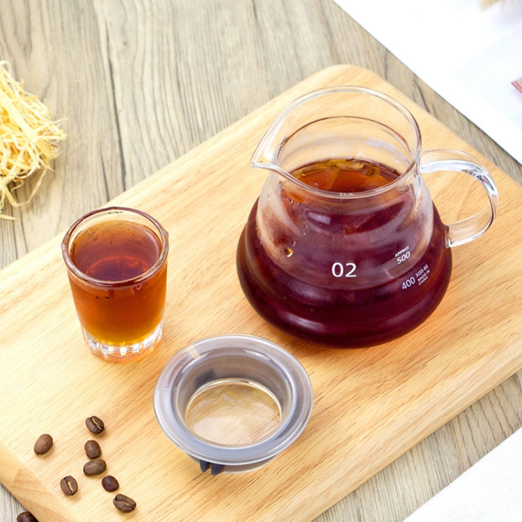 Heat-resistant Hand-made Coffee Glass Pot Cloud Coffee Sharing Pot, Specification:450ml Glass Pot - free shipping - PMC TechLife - Order now!
