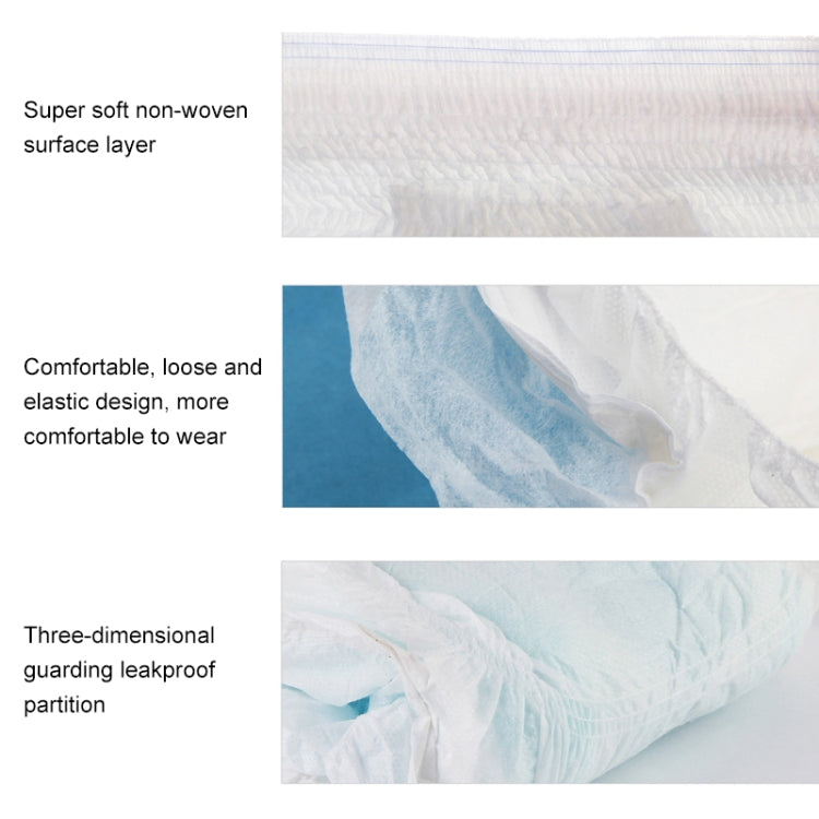 20 PCS Adult and Elderly Underpants Elastic Diapers, Size:L - free shipping - PMC TechLife - Order now!