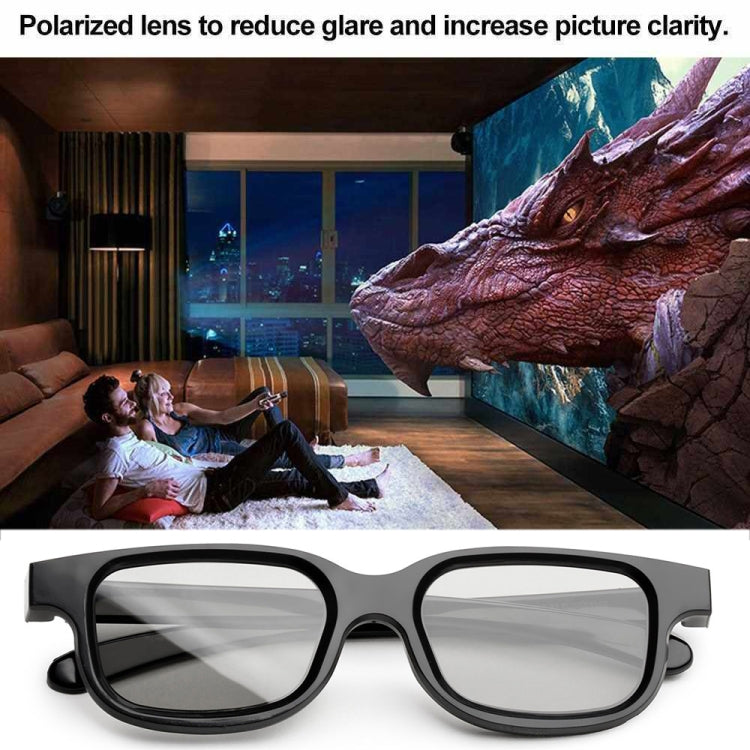3D Film Special Polarized Glasses, Non-flash Stereo 3D Glasses - VR Headset by PMC TechLife | Online Shopping South Africa | PMC TechLife