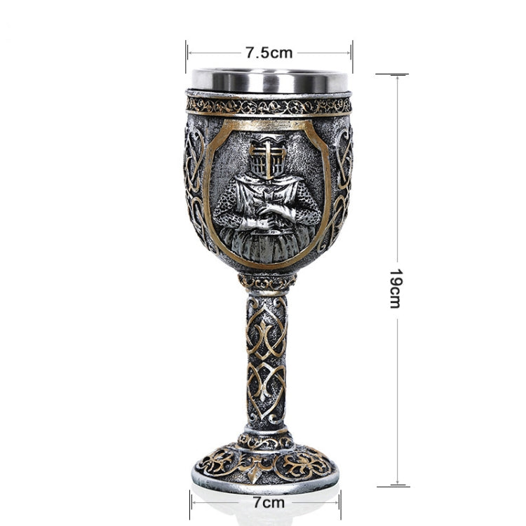 3D Viking Skull Coffee Beer Mug Skull Mug Beer Wine Drink Gift Stainless Steel Knight Decorative Cup for Men Goblet - free shipping - PMC TechLife - Order now!