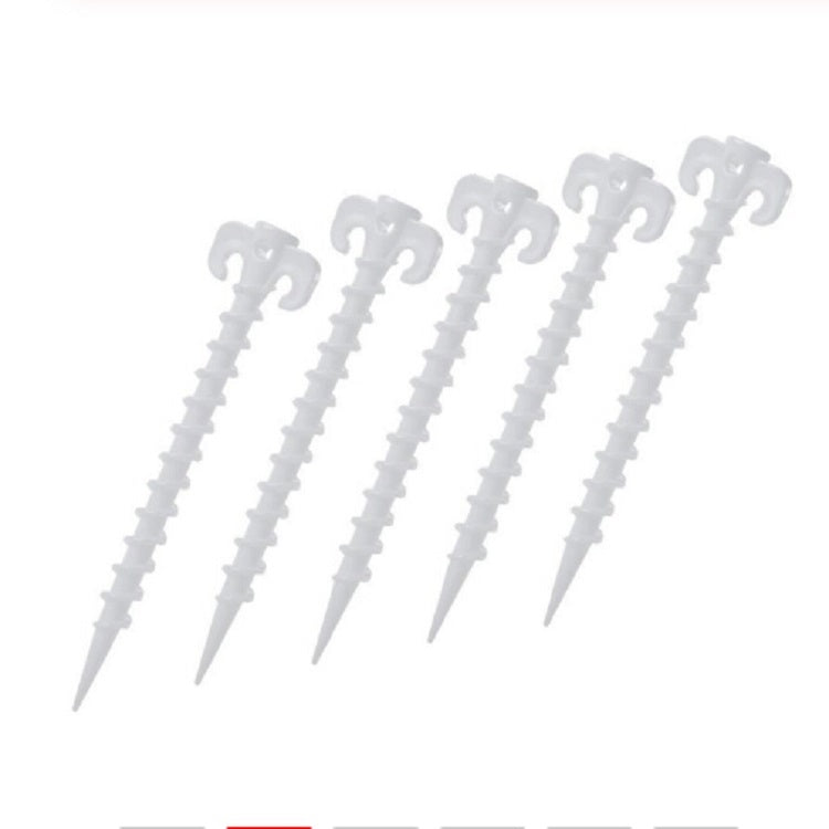 10 PCS/Set Luminous Camping Canopy Tent Ground Screw Pegs Horn Nails Outdoor Climbing Tent Plastic Nails Tent Accessories - Tents & Accessories by PMC TechLife | Online Shopping South Africa | PMC TechLife