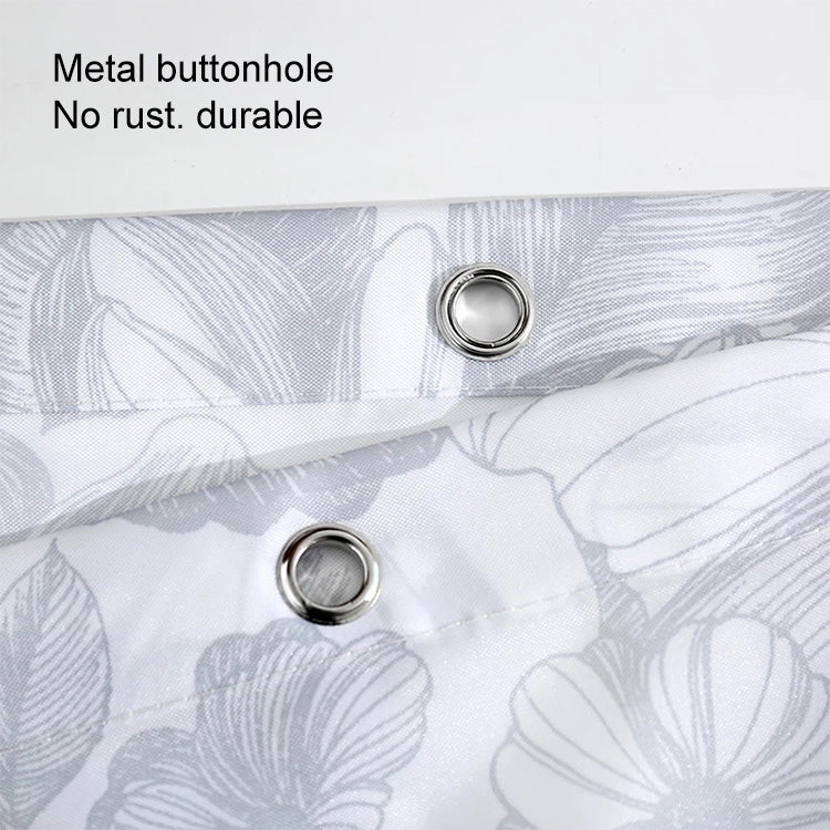 Butterfly Waterproof Polyester Shower Washable Bathroom Curtains, Size:120x180cm - free shipping - PMC TechLife - Order now!