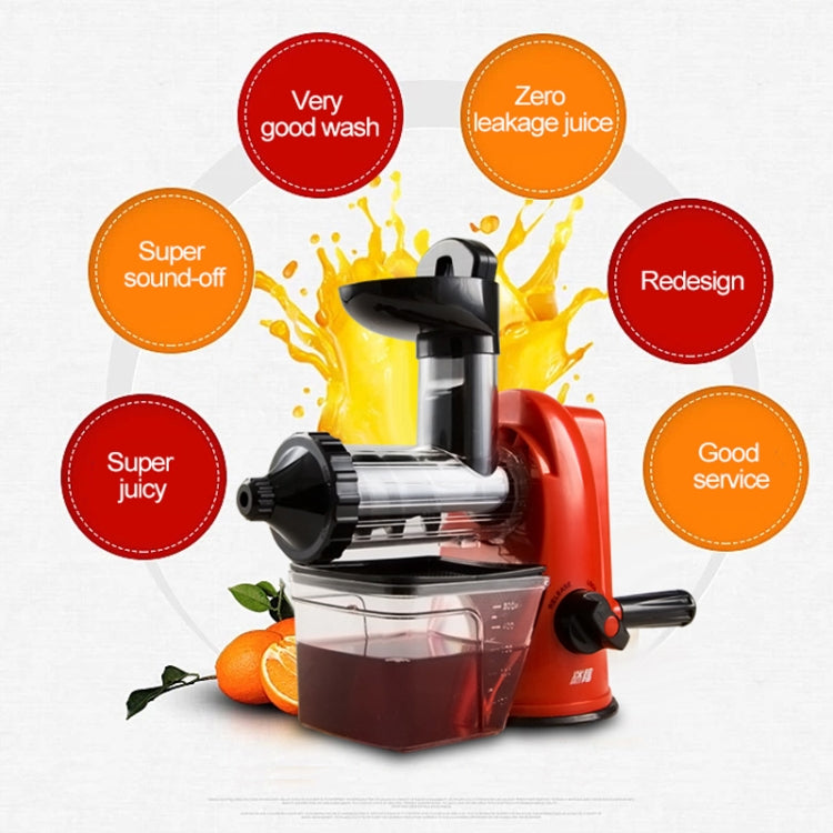 Multifunction Home Manual Juicer Apple Orange Wheatgrass Portable DIY Juicer(Red) - free shipping - PMC TechLife - Order now!