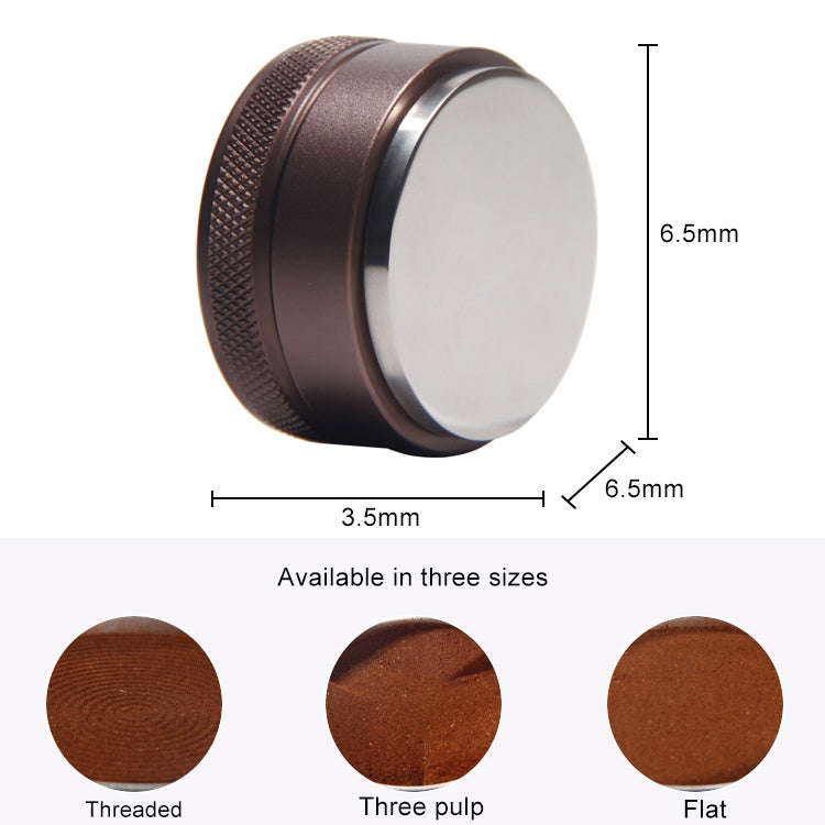 Macaron Stainless Steel Coffee Powder Flat Powder Filling Device, Specification:Flat(Black) - free shipping - PMC TechLife - Order now!