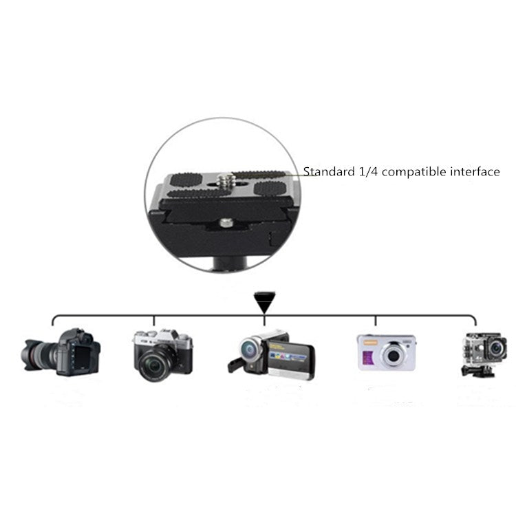 BEXIN 360 Degree Rotation Aluminum Alloy Tripod 30mm Ball Head with Quick Release Plate - free shipping - PMC TechLife - Order now!