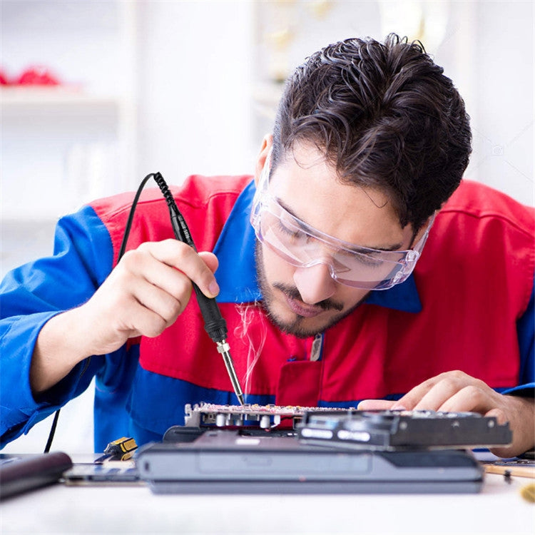 908S 80W LCD Thermostat Soldering Iron Constant Temperature Soldering Iron, Plug Type:US Plug(Red) - Electric Soldering Iron by PMC TechLife | Online Shopping South Africa | PMC TechLife | Buy Now Pay Later Mobicred