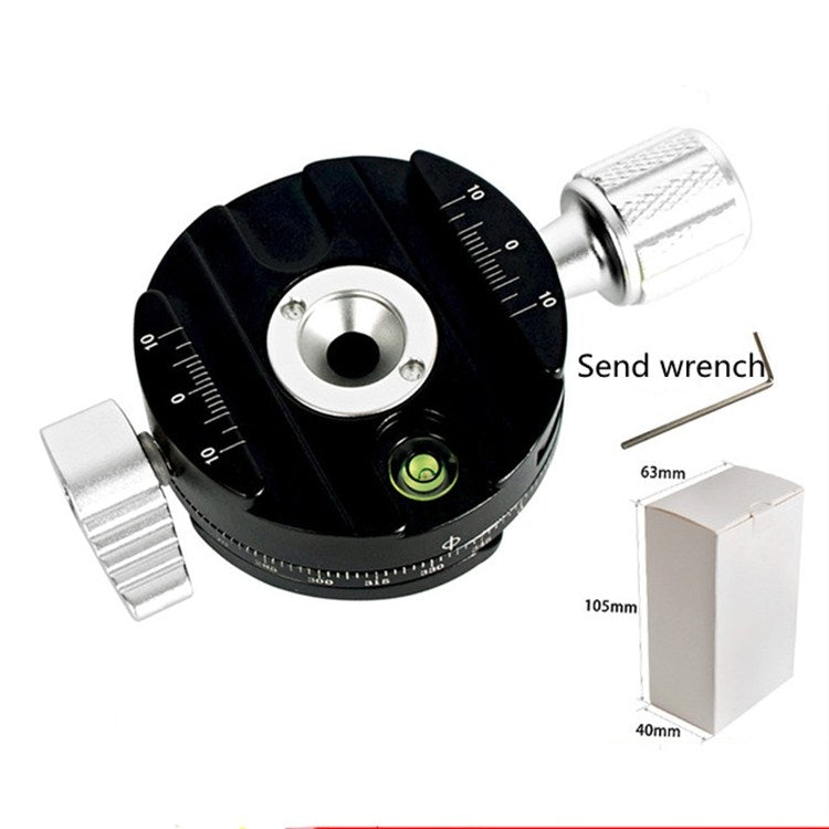 BEXIN QJ07 360 Degree Rotation Panoramic Clip Holder Pan/tilt Tripod Quick Release Plate - Quick Release Plate by BEXIN | Online Shopping South Africa | PMC TechLife | Buy Now Pay Later Mobicred