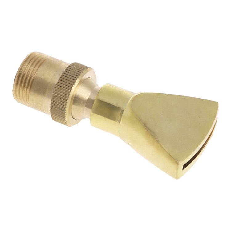 Water View Rockery Fountain All Copper Stainless Steel Adjustable Universal Fan-shaped Flat Nozzle, Size:1.5���(Brass) - Watering & Irrigation by PMc TechLife | Online Shopping South Africa | PMc TechLife | Buy Now Pay Later Mobicred