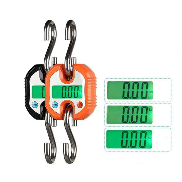 150kg Mini Portable Heavy Duty Electronic Digital Stainless Steel Hook Scale, Random Color Delivery - Hanging Scales by PMC TechLife | Online Shopping South Africa | PMC TechLife | Buy Now Pay Later Mobicred