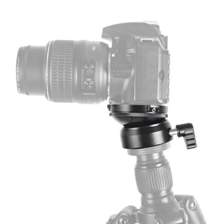 BEXIN DY-60N 1/4 inch Thread Dome Professional Tripod Leveling 360 Degree Panorama Head Base with Bubble Level & 3/8 inch Screw Adapter - Tripod Heads by BEXIN | Online Shopping South Africa | PMC TechLife | Buy Now Pay Later Mobicred