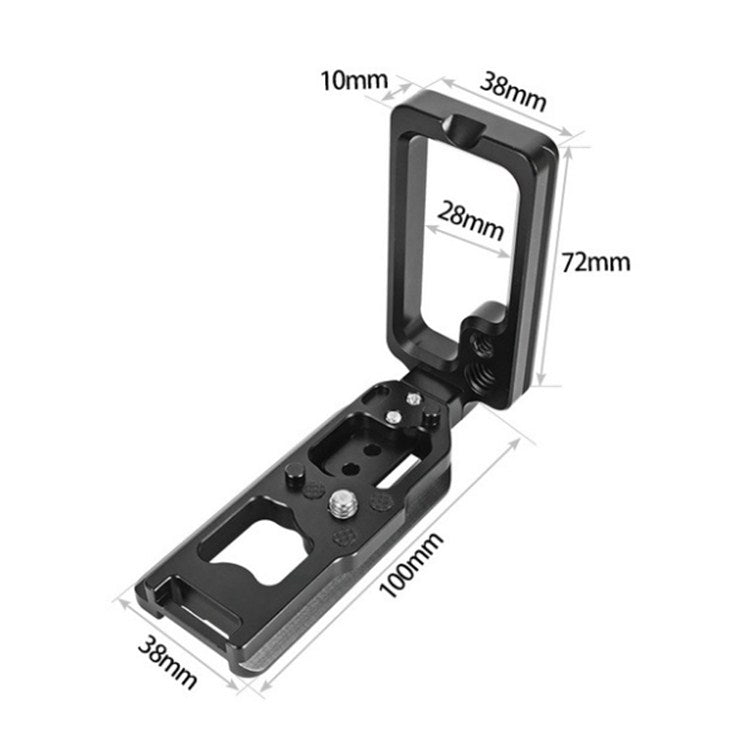 BEXIN for Nikon Z7 / Z6 Push-Pull Type Aluminum Alloy Vertical Shoot Quick Release L Plate Bracket Base Holder - free shipping - PMC TechLife - Order now!