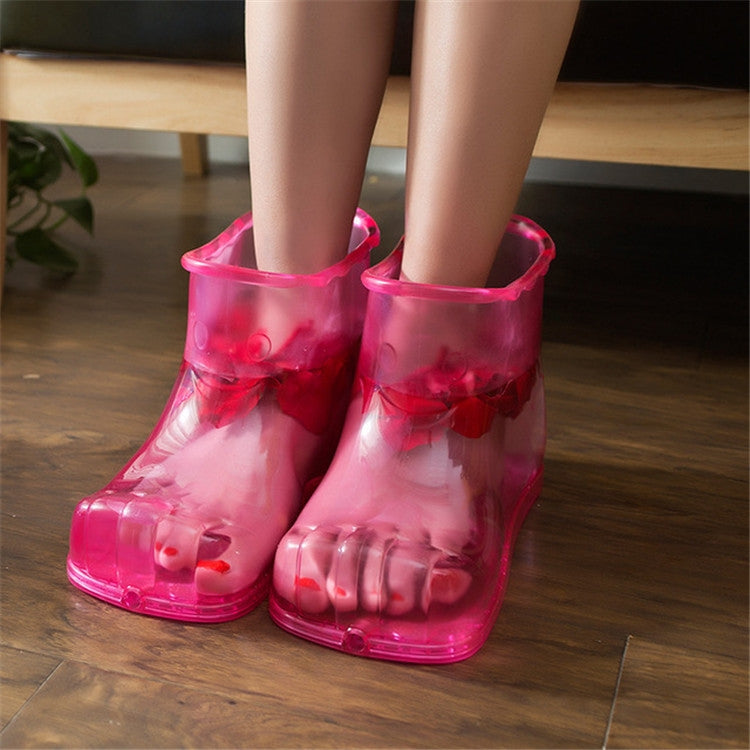 Magnet Portable Household Plastic High Tube Bubble Foot Shoes Bubble Bucket, Size:Height 16.5CM 42 Yards(Blue) - free shipping - PMC TechLife - Order now!