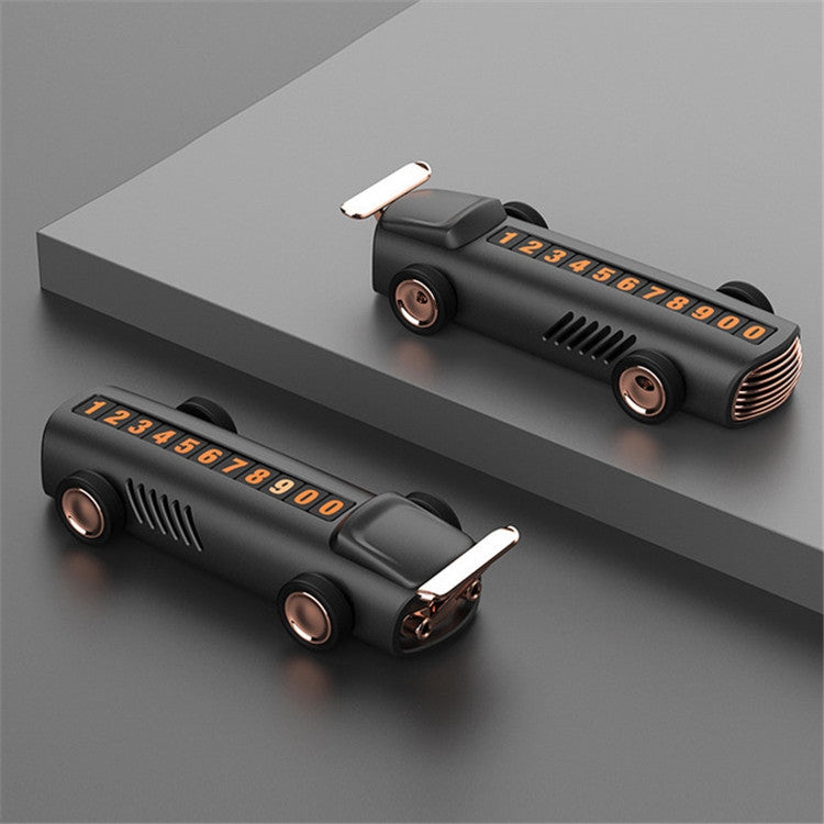 Temporary Parking Number Plate For Car With Hidden Car Card Multifunctional Car Perfume Decoration - free shipping - PMC Jewellery - Order now!