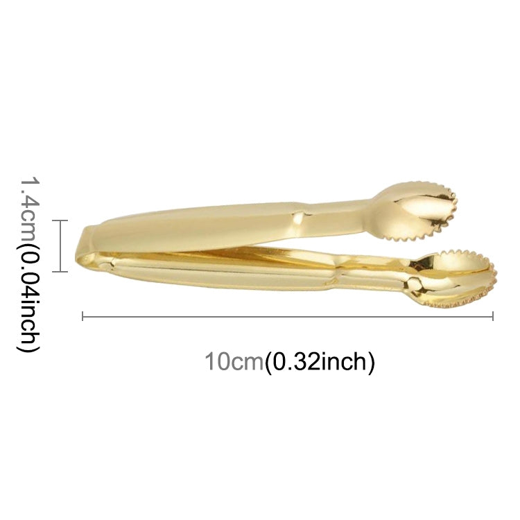 Stainless Steel Coffee Sugar Clip Kitchen Bar Clip(Gold) - Food Clips & Clips by PMC TechLife | Online Shopping South Africa | PMC TechLife