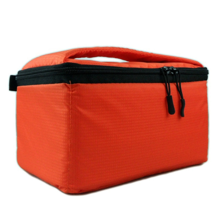 Water-resistant DSLR Padded insert Case Waterproof Zipper Removable Partition Camera Bags(Orange) - free shipping - PMC TechLife - Order now!