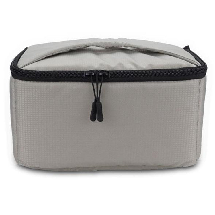 Water-resistant DSLR Padded insert Case Waterproof Zipper Removable Partition Camera Bags(Light Grey) - free shipping - PMC TechLife - Order now!