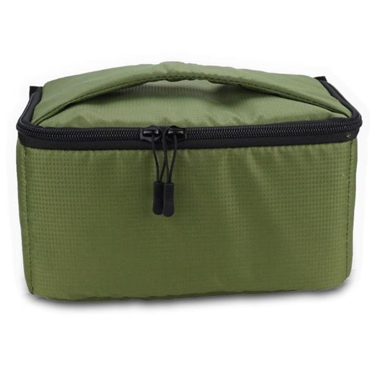 Water-resistant DSLR Padded insert Case Waterproof Zipper Removable Partition Camera Bags(Army Green) - free shipping - PMC TechLife - Order now!