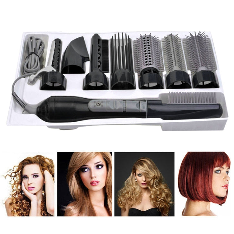8 in 1 Professional Hair Dryer Hair Curler for Hotel Travel With Comb Powerful Hairdryer(black) - free shipping - PMC TechLife - Order now!