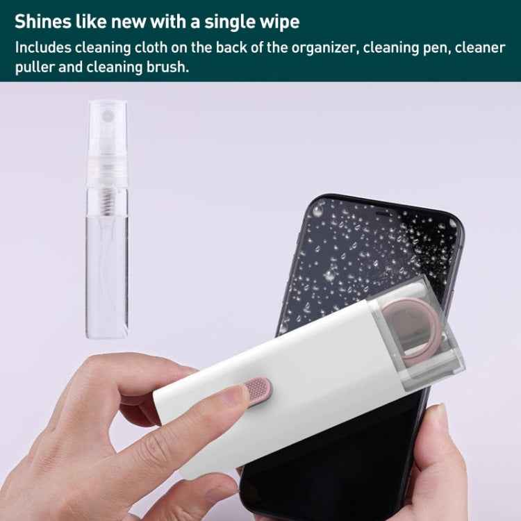 7 in 1 Bluetooth Headphone Computer Keyboard Cleaning Tools Set (Pink) - free shipping - PMC Jewellery - Order now!